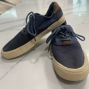 Crevo Men’s Tiller Blue Brown‎ High Top LaceUp Sneakers. Size 8